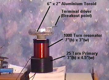 the first coil, annotated by its builder